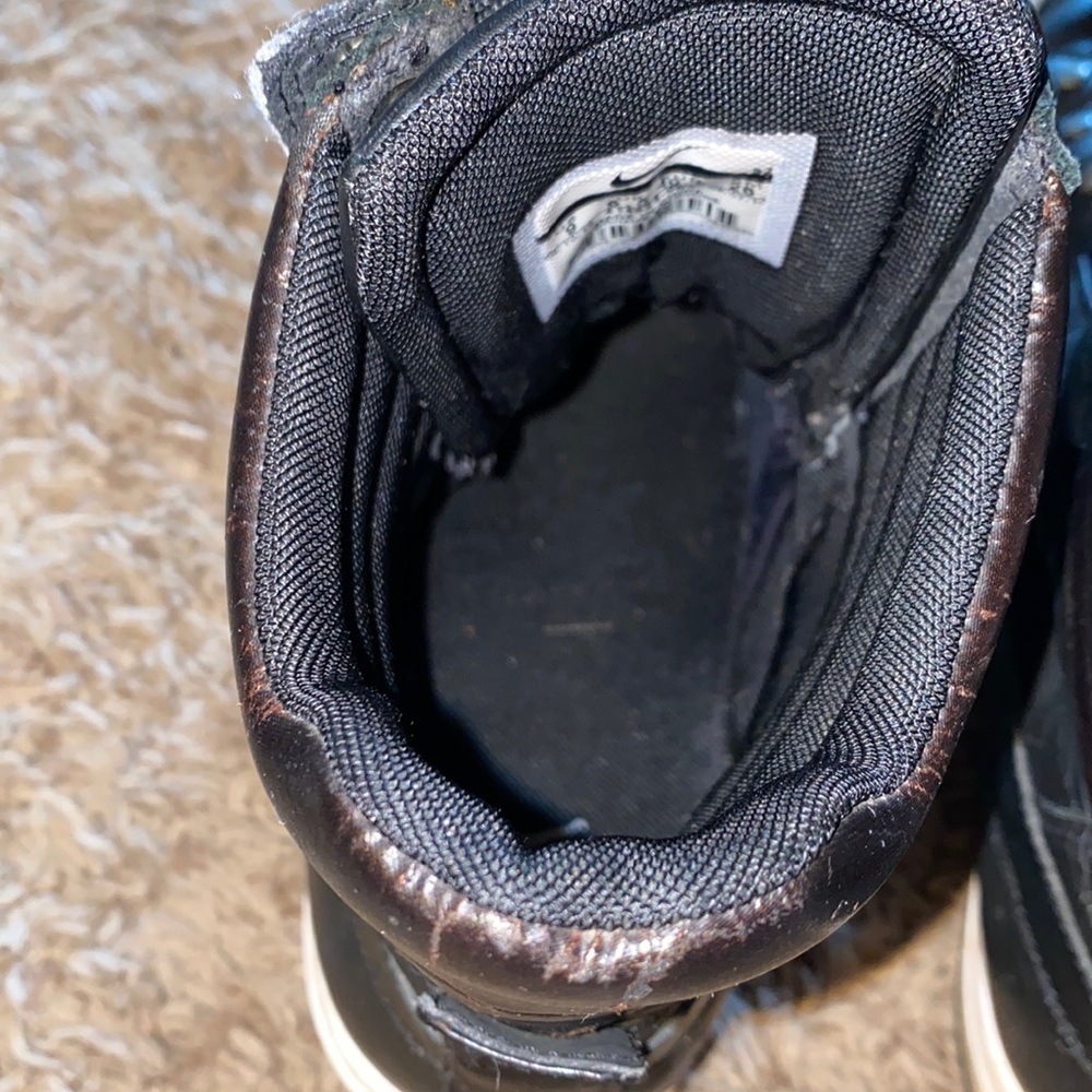 RARE Nike gamma force mid elastic lace snap front leather sneakers - Picture 10 of 13